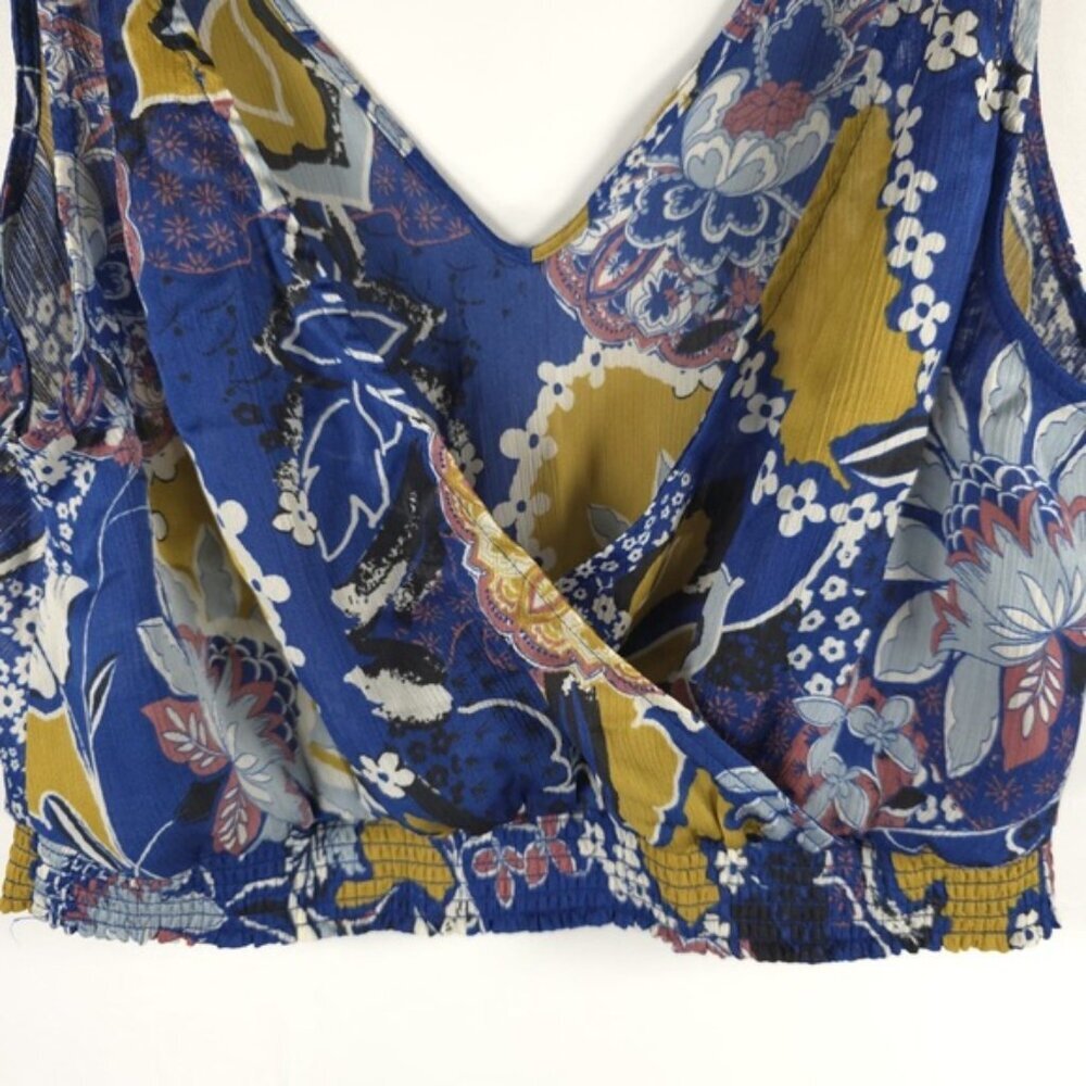 NWT FREE PEOPLE Ocean Combo Weekend in Montauk Cropped Tank Top‎ OB1338373 Sz M - Picture 8 of 12